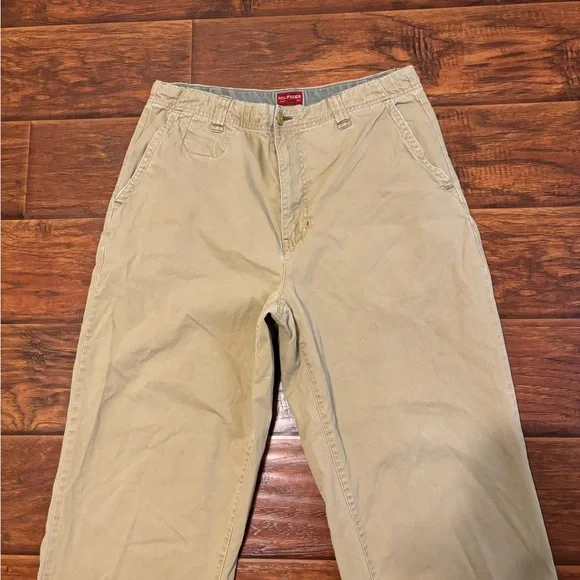 Red label hilfiger men draw string khaki pants - Picture 8 of 14